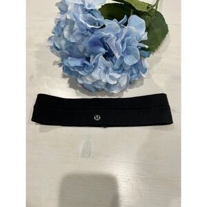 Lululemon‎ Headband Black Athletic Yoga Running Hair Accessory O/S